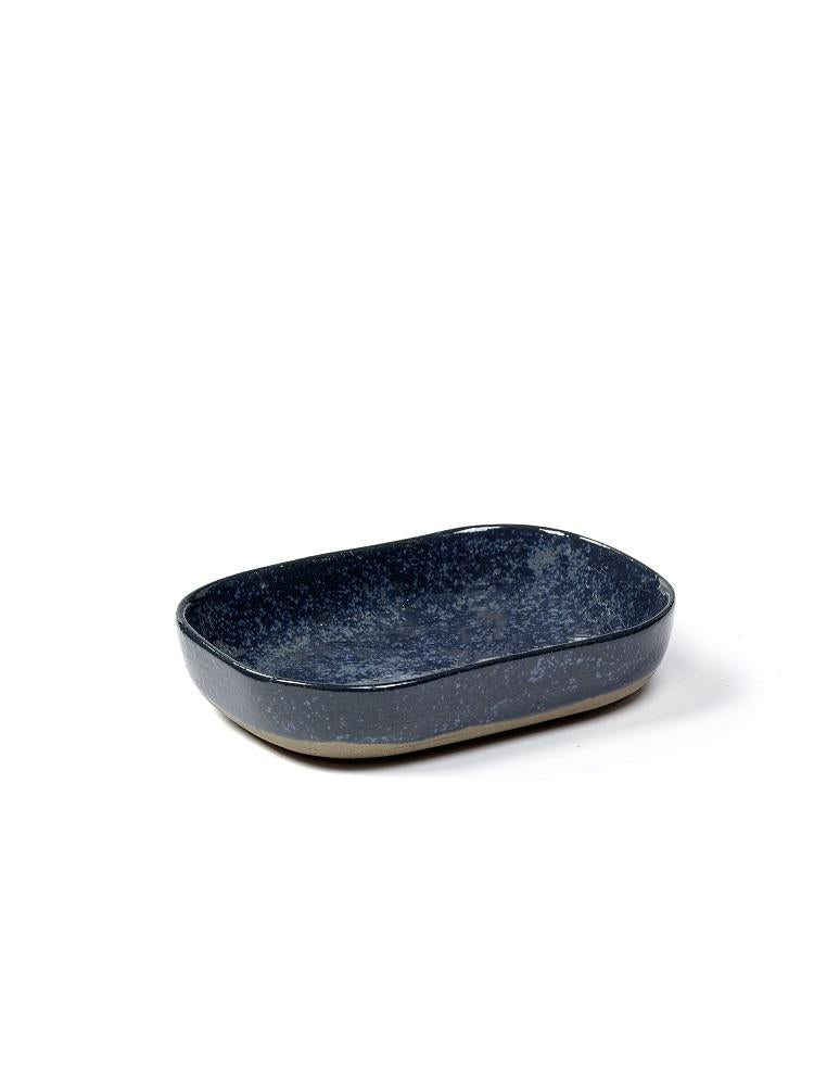 DEEP PLATE MERCI N8 S 9,8x6,5 H2,5 BLUE/GREY - Slowood