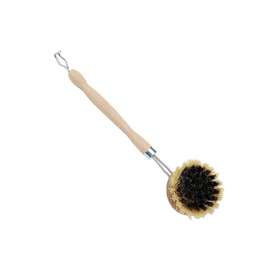 Refillable Brass/Fiber Dish Brush - Slowood