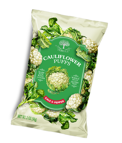 Cauliflower Puffs Kale & Pepper 56g - Slowood