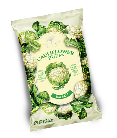 Cauliflower Puffs Sea Salt 56g - Slowood