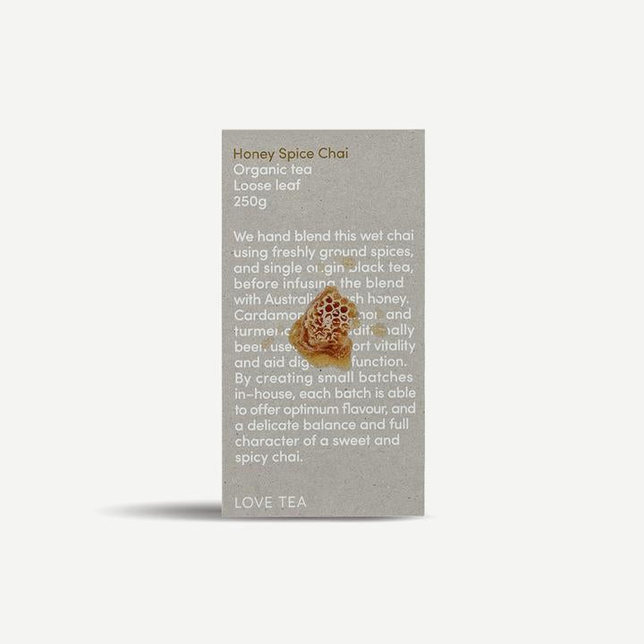 Honey Spice Chai Loose Leaf Box 250g - Slowood