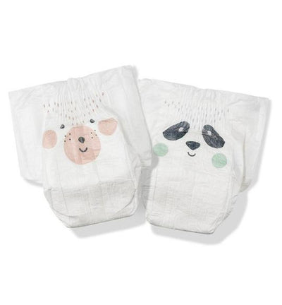 Biodegradable Nappies Size 1 (Bear & Panda / Lamb & Owl) - Slowood