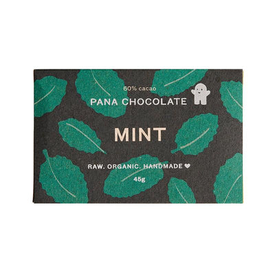 Organic Vegan Chocolate Bar - Mint 45g - Slowood