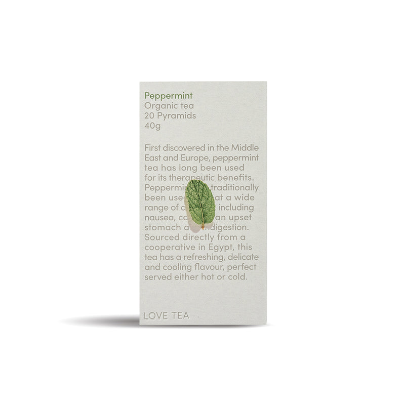 Peppermint Tea - 20 Pyramid bags - Slowood