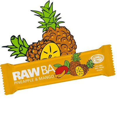 Raw Bar Pineapple & Mango - Vegan Gluten Free - Slowood
