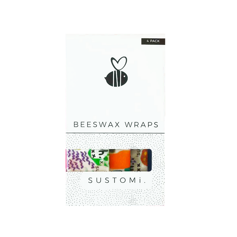 Limited Edition Beeswax Wraps  Shuh Lees Dreams 4 Pack: 1S 1M 1L 1XL - Slowood