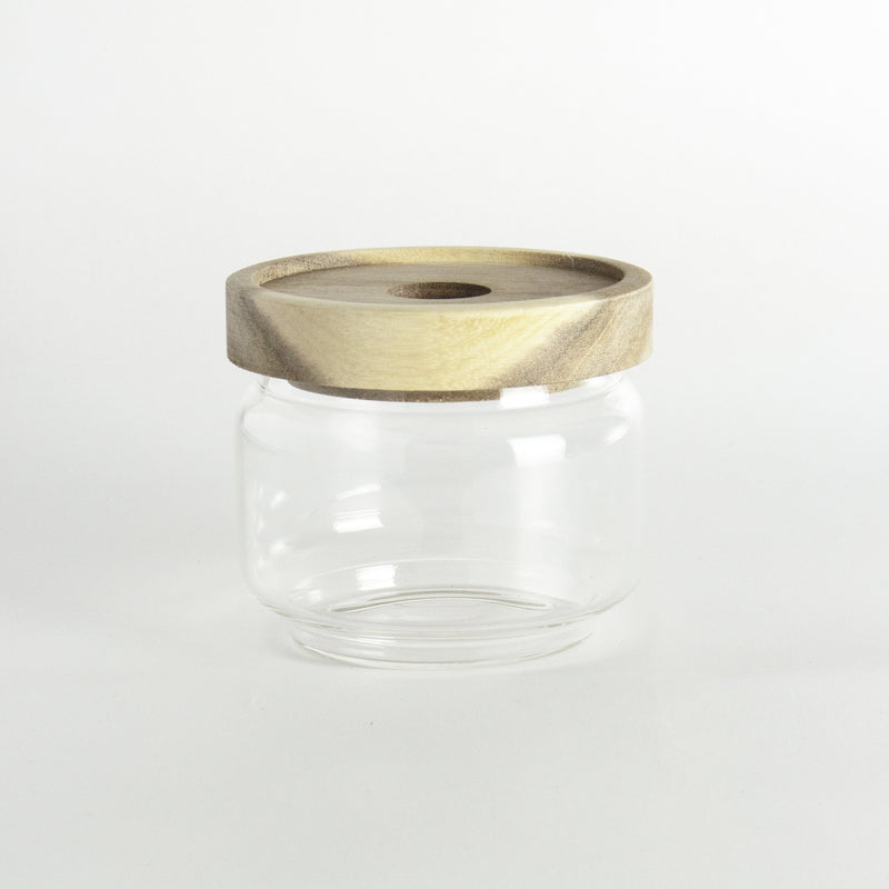 wooden lid glass 90x70mm - Slowood