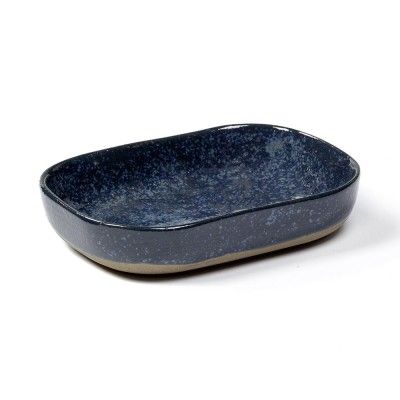 DEEP PLATE MERCI N7 M 14,5x10,5 H3 BLUE/GREY - Slowood