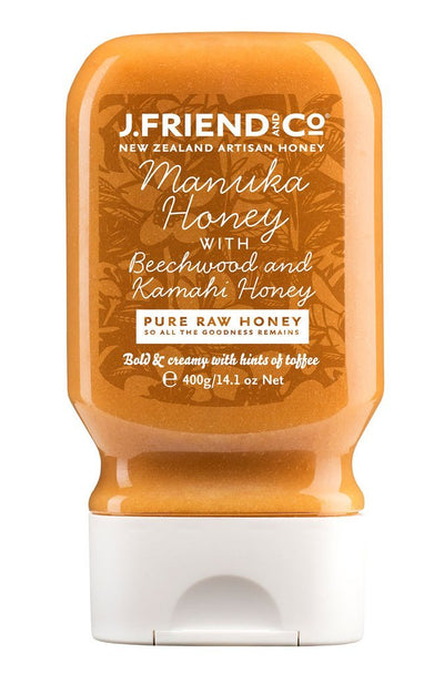 Manuka, Beechwood honeydew and Kamahi Blend Honey 400g - Slowood