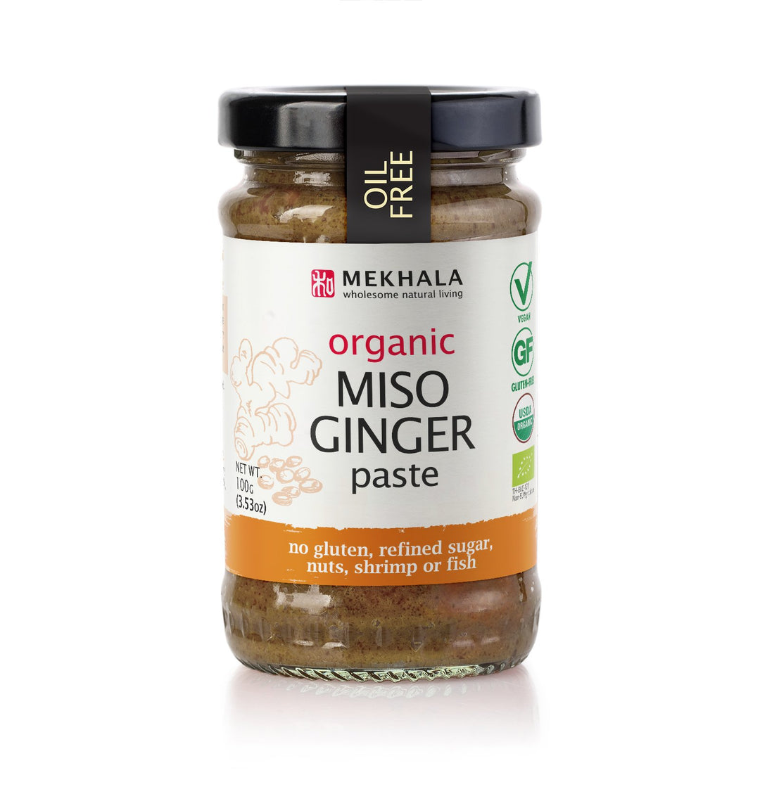 Organic Gluten Free Miso Ginger Paste 100g - Slowood