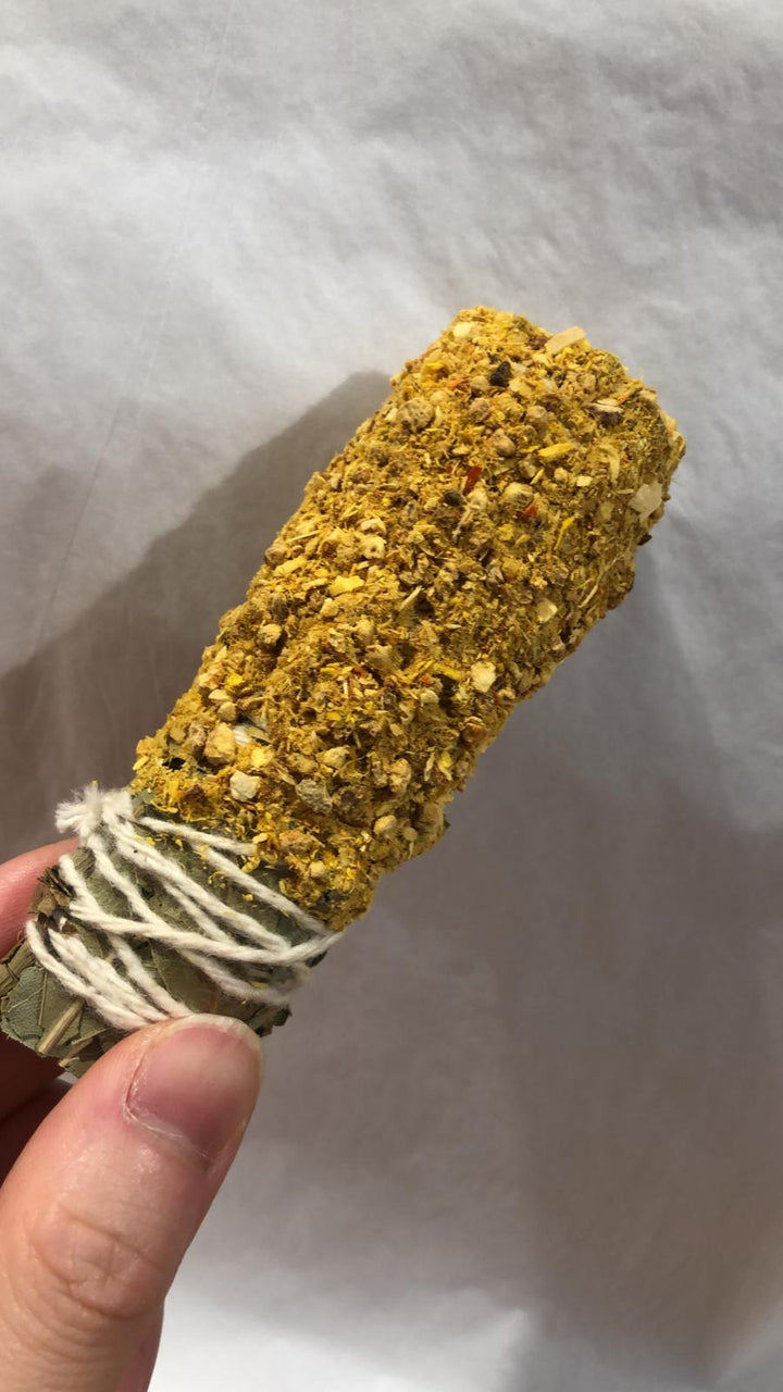 Incense Small Smudge Stick Orange & Citronella  (Sold by Bundle)