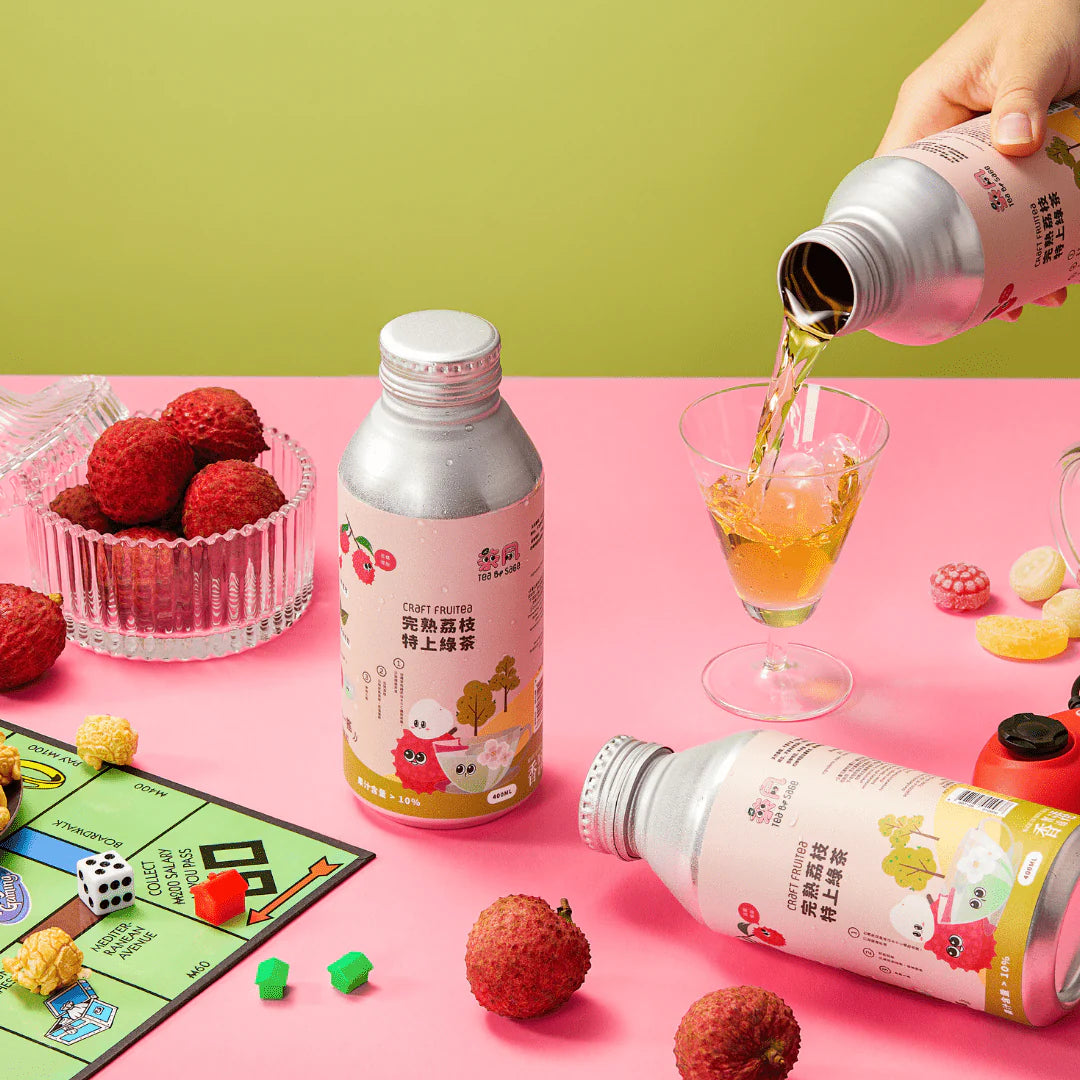 完熟荔枝茉莉綠茶 400 毫升