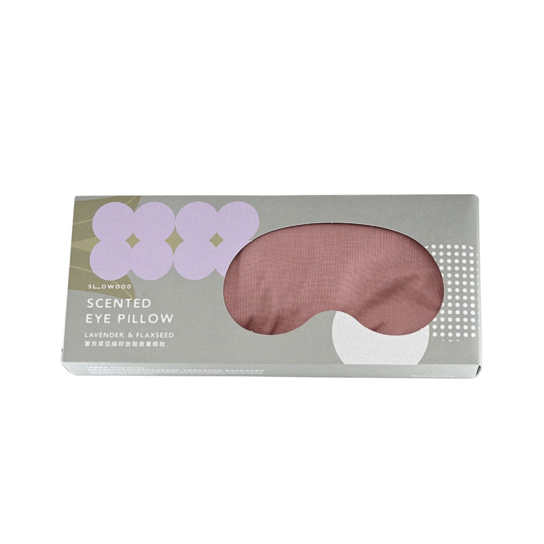 Scented Eye Pillow - Lavender & Flaxseed (solid color) - Slowood
