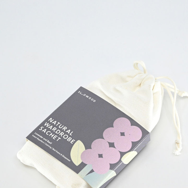Natural Wardrobe Sachet Lavender and Basli - Slowood