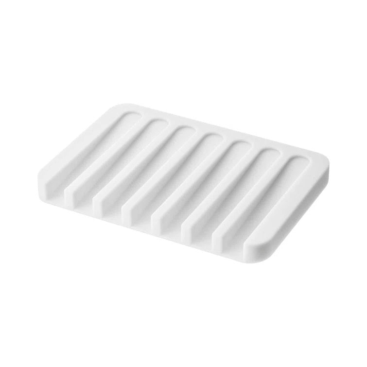 Silicone Soap Tray - White - Slowood