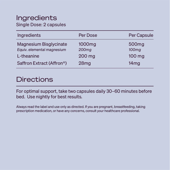 The Brain Capsules for Sleep Support (60 cap) - Slowood