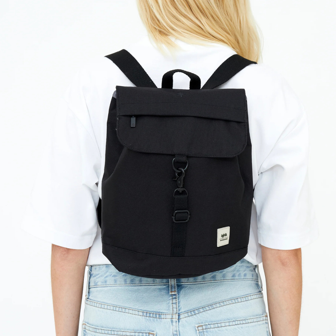 Recycled Scout Mini Backpack - Black
