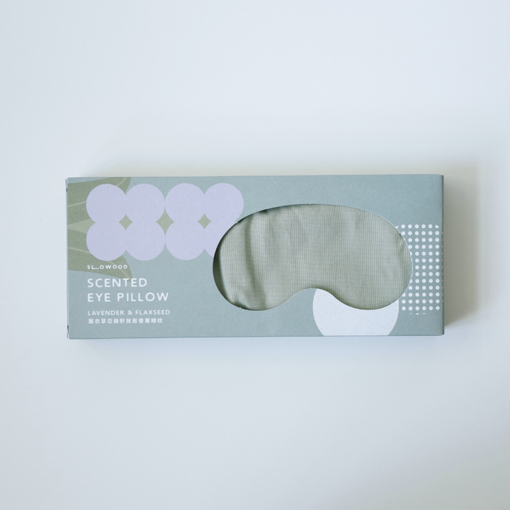 Scented Eye Pillow - Lavender & Flaxseed (with pattern)
