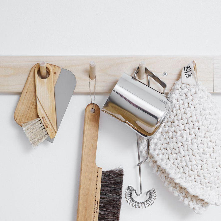 壁掛架-4個掛勾(樺木)