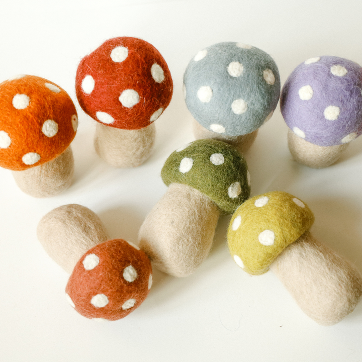 Felt Mushroom Red 11cm