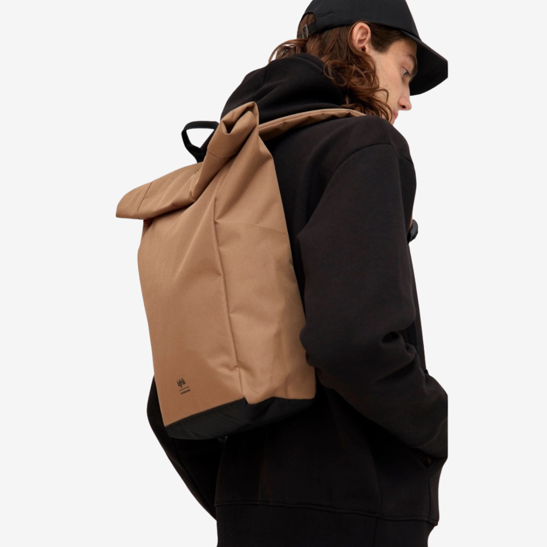Recycled Roll Backpack - Camel