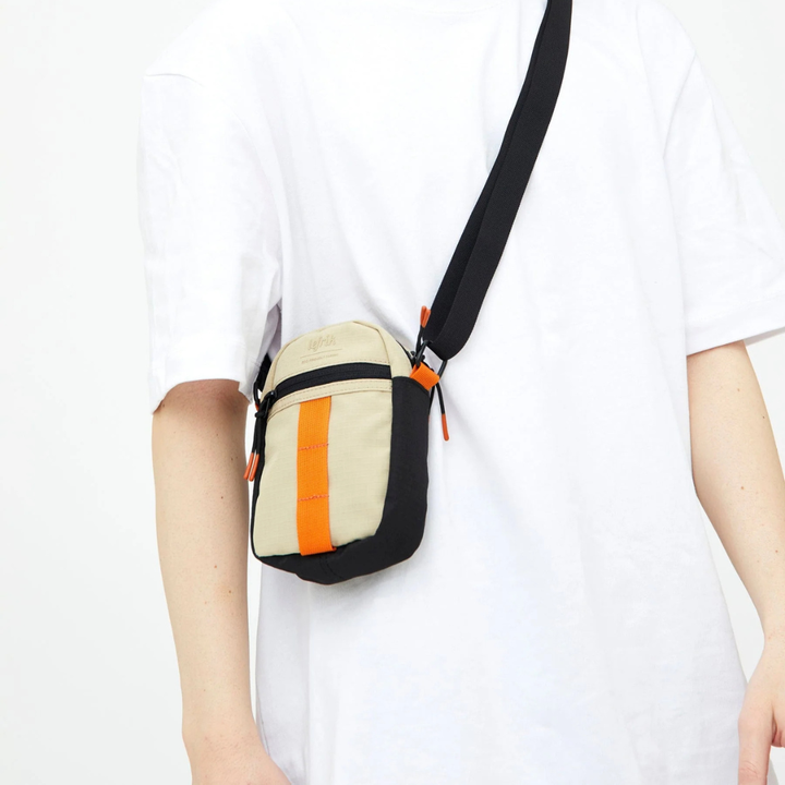 Recycled Jan Ripstop Side Bag - Stone