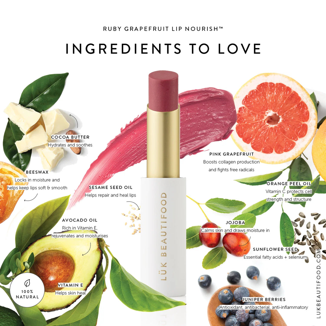 Lip Nourish - Ruby Grapefruit 3g