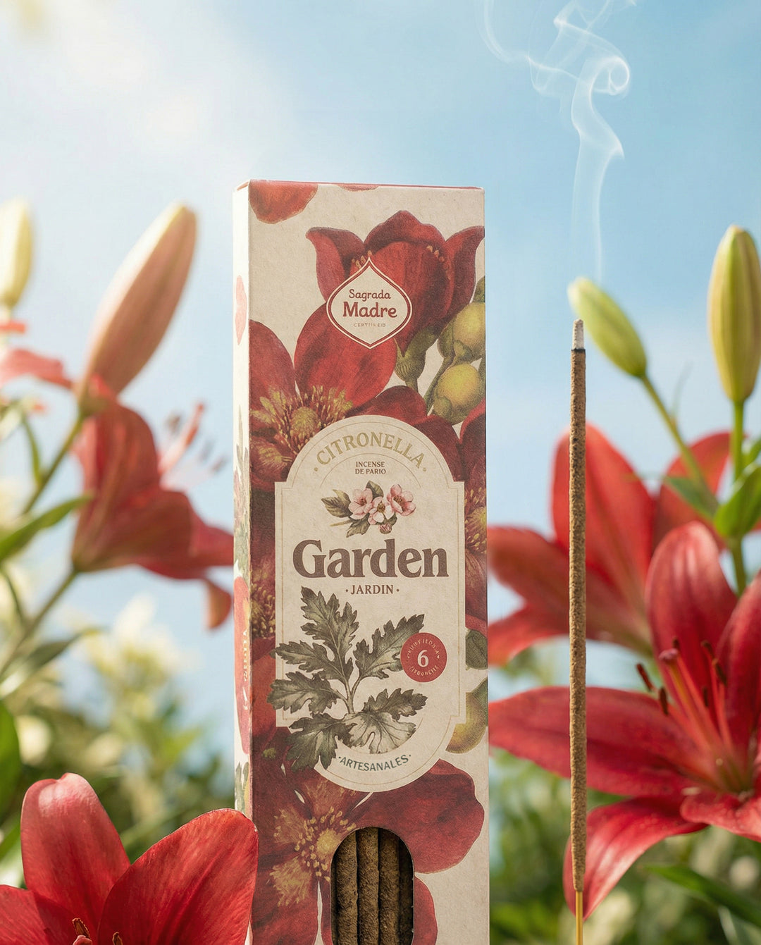 Incense Garden Citronella & Red Lilies - Slowood