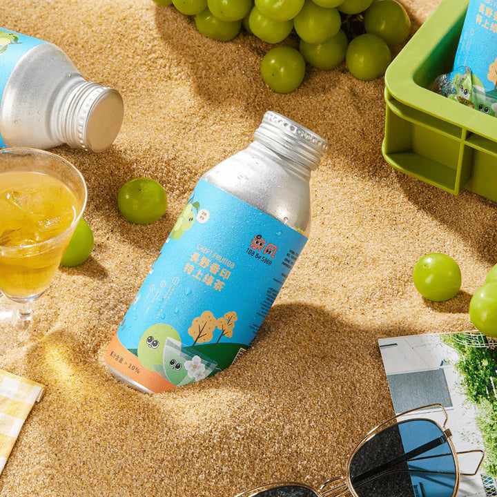 日本香印提子茉莉綠茶 400 毫升