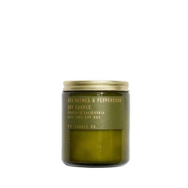 Red Nutmeg & Peppercorn Soy Candle - Slowood
