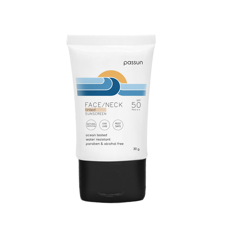 PASSUN Tinted Sunscreen SPF50 PA+++ (face and neck) 30g - Slowood