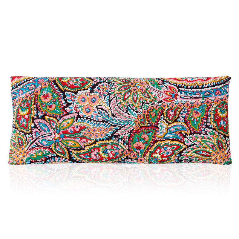 Lavender Relaxation Eye Pillow Red Paisley Pattern - Slowood