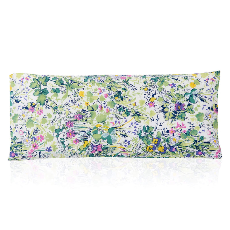 Lavender Relaxation Eye Pillow - Green Garden Pattern - Slowood
