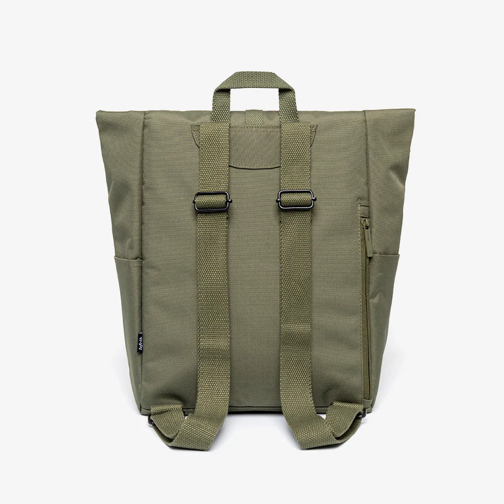 Recycled Roll Mini Backpack - Olive