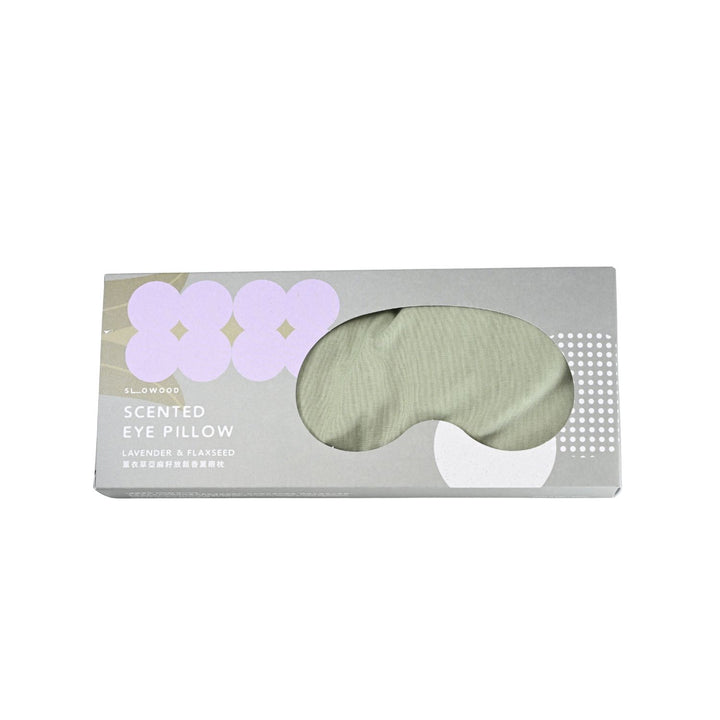 Scented Eye Pillow - Lavender & Flaxseed (solid color) - Slowood
