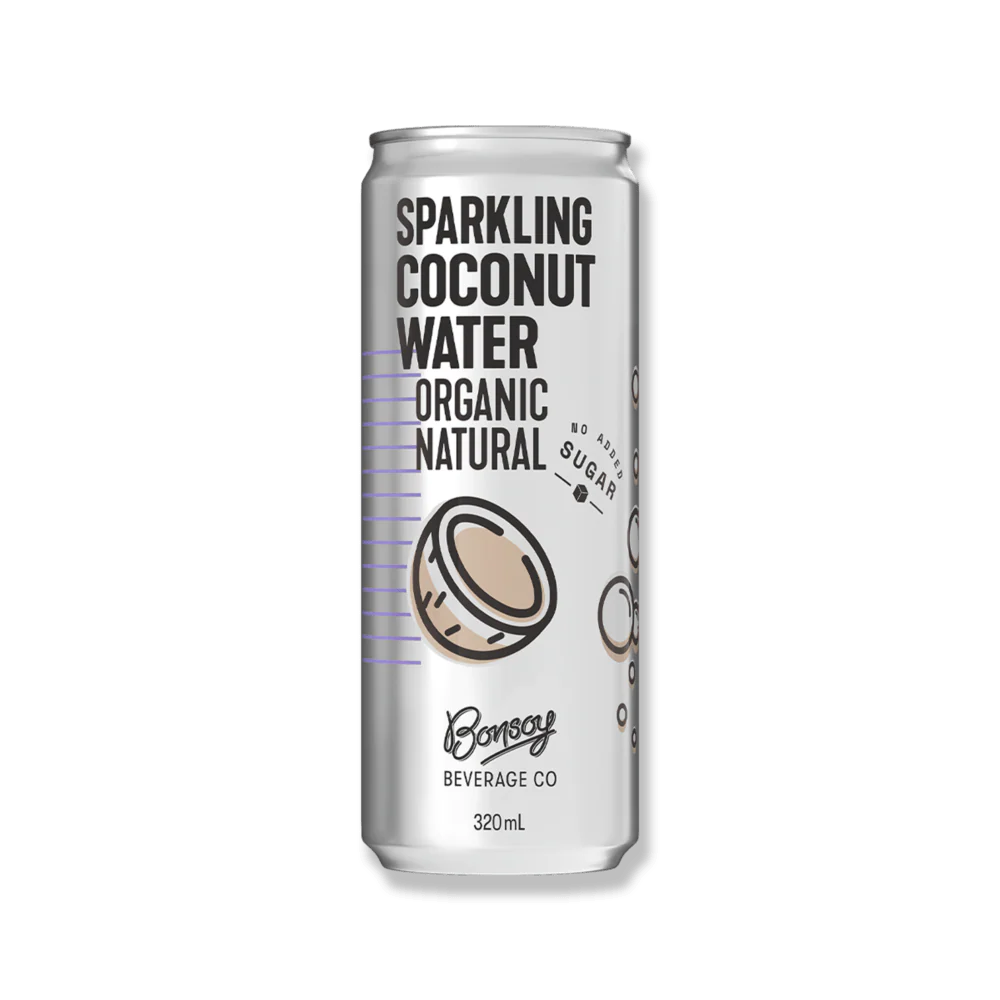 Natural sparkling coconut water 320ml