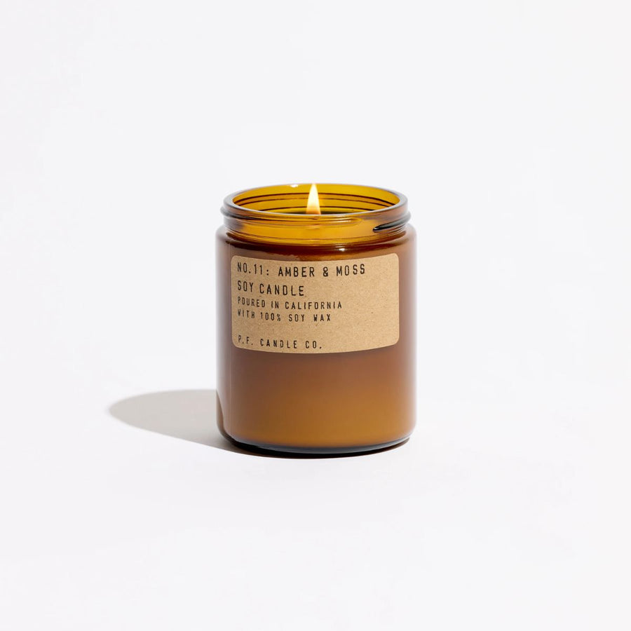 Amber & Moss Soy Candle - Slowood