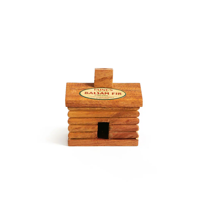 Small Cabin Burner with Balsam Fir Incense - Slowood