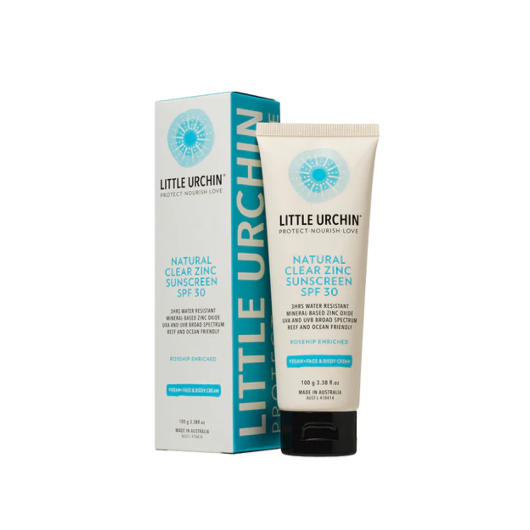SPF30 Natural Clear Zinc Sunscreen 100g