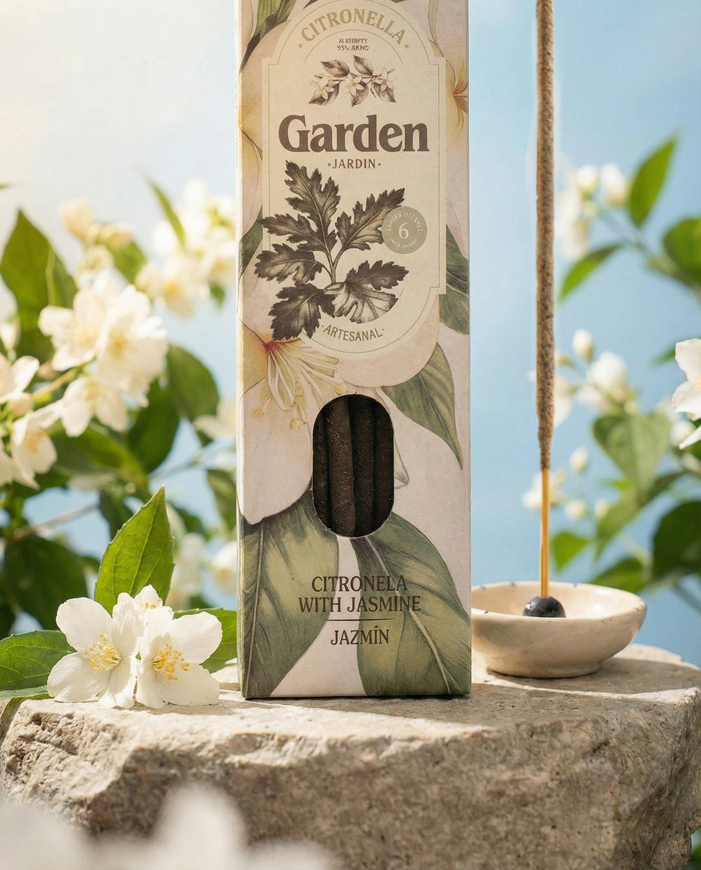 Incense Garden Citronella & Jasmine - Slowood