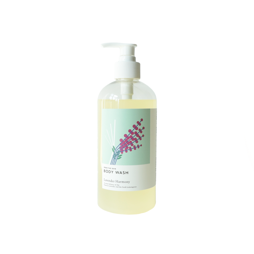 Sensitive Skin Body Wash - Lavender Harmony (500ml Bottle)