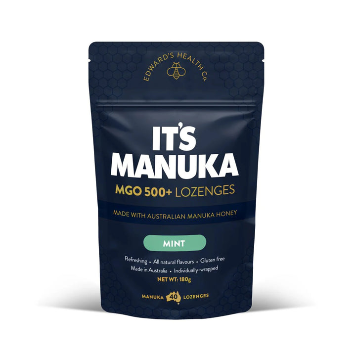 MGO500+ Manuka Lozenges - Mint - Slowood