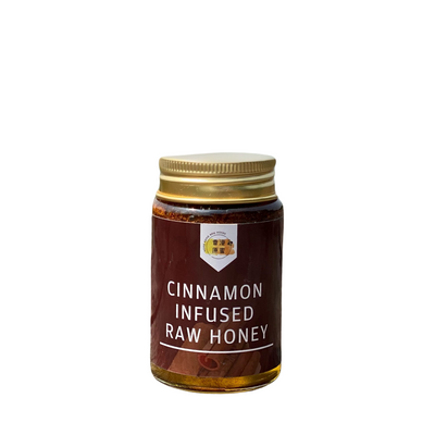 Cinnamon Infused Raw Honey 150ml - Slowood