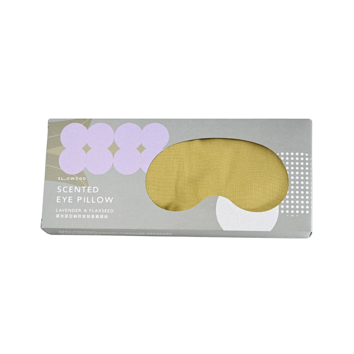 Scented Eye Pillow - Lavender & Flaxseed (solid color) - Slowood