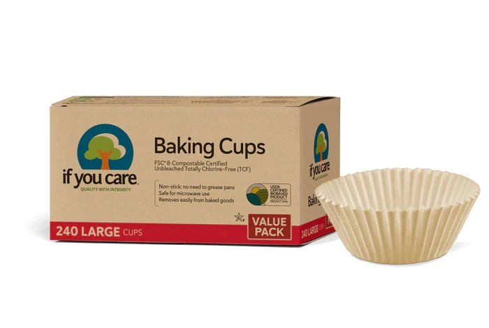 Large Baking Cups FSC Mix (240 Cups) - Slowood