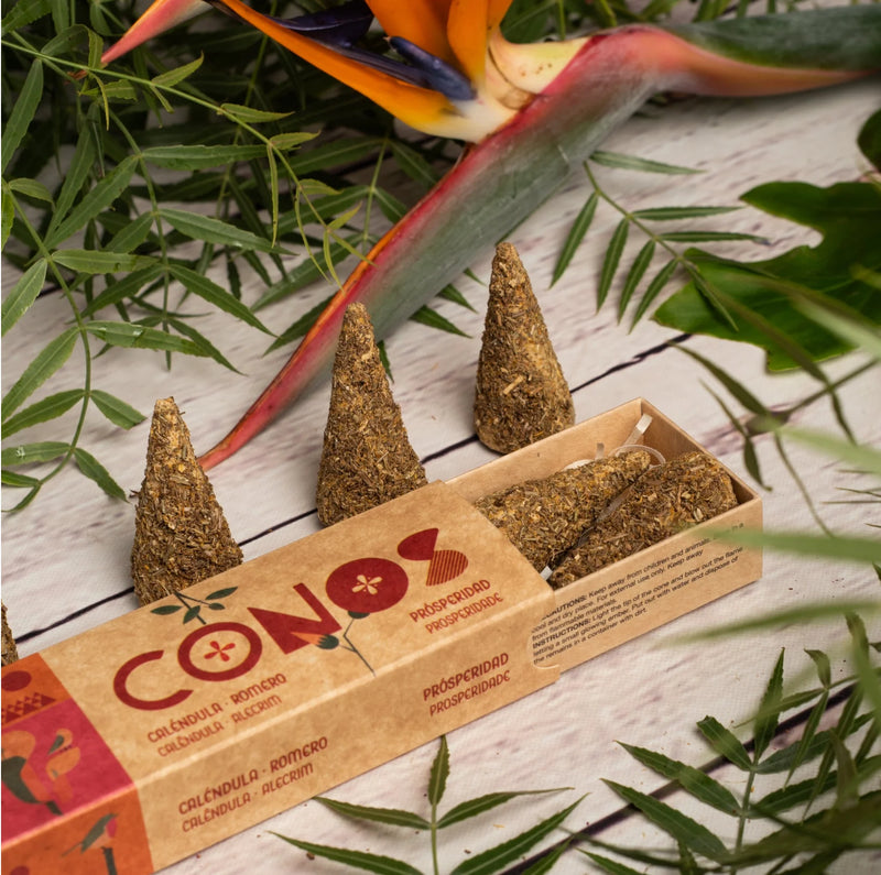 Incense Cones Calendula & Rosemary - Slowood