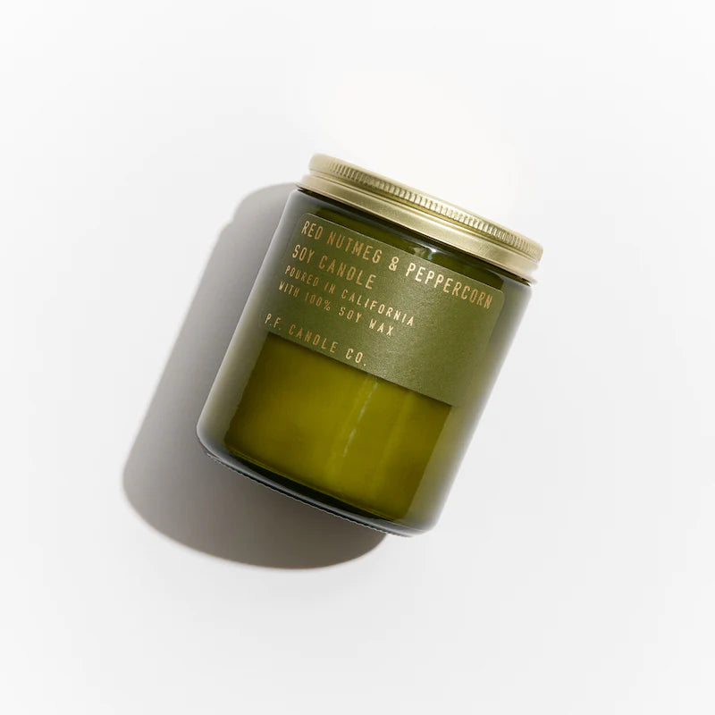 Red Nutmeg & Peppercorn Soy Candle - Slowood