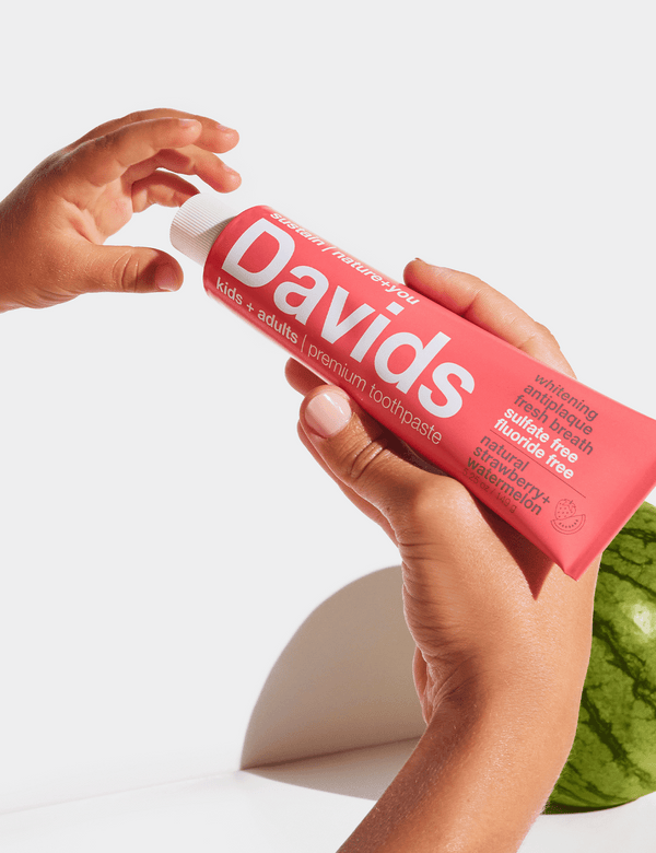 Natural Toothpaste - Strawberry Watermelon Kids & Adult - Slowood