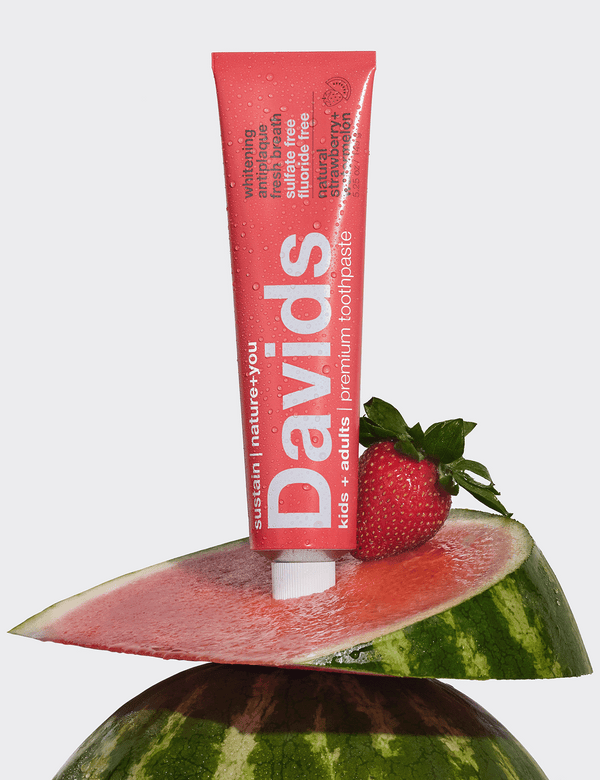Natural Toothpaste - Strawberry Watermelon Kids & Adult - Slowood