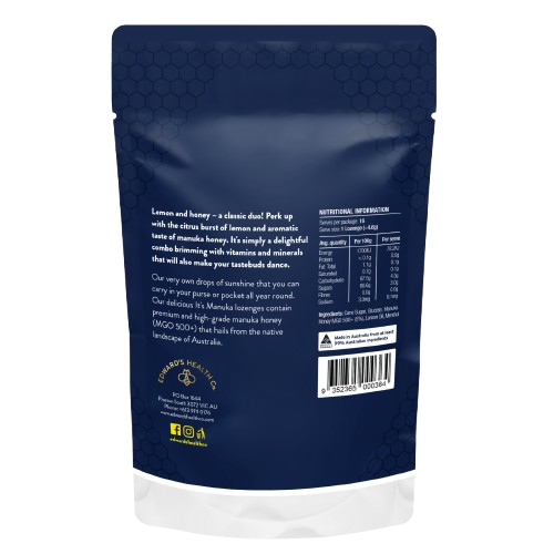 MGO500+ Manuka Lozenges - Lemon - Slowood